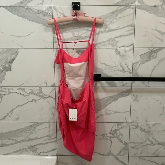 NWT 2024 Jacquemus Saudade crinkled dress size 40 - Picture 3 of 11